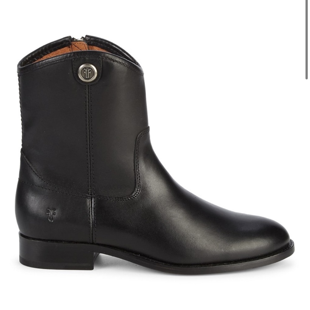 Black Frye Melissa Button Boots